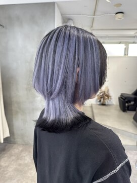 シーン(seen) ●アンブレラエンドメッシュ中性ウルフカットロングウルフレイヤ