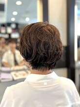 ポイントパーマ×ショートで大人ピクシーショートカット