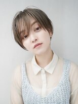 ギークス(GEEKS)&nbsp;【GEEKS渋谷】オリーブグレージュ/小顔/クールショート/秋カラー