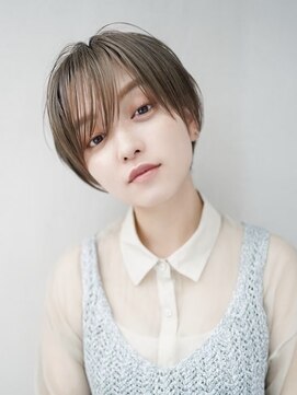 ギークス(GEEKS) 【GEEKS渋谷】オリーブグレージュ/小顔/クールショート/秋カラー