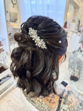 ヘアメイクアンドセットサロン リッコ(Hair make&set salon Ricco) ボブ/ハーフアップ