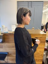 シロ(siro)&nbsp;切りっぱなしボブ　アンブレラカラー