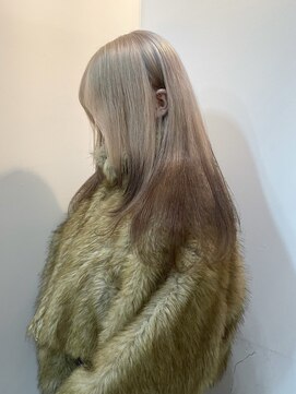 カシェル(cashel kishaba) 『ルーツカラー　ホワイトベージュ×ブラウン』