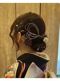 卒業式、成人式ヘアセット