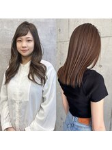 【西川 彩】動きのあるレイヤー上品なベージュカラーはお任せください！