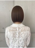 【鶴見】パツっとボブ　/切りっぱなしボブ