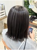 コントラストハイライト／グレージュカラー／細め／mai