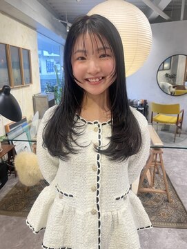 フルール(hair place Fleur) レイヤーカット×グレージュ