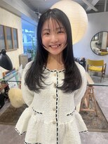 フルール(hair place Fleur) レイヤーカット×グレージュ
