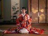 【正絹訪問着/黒留め/色留め】着物レンタル+着付+ヘアセット 相談・試着無料