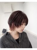 暖色系ハイライト小顔レイヤーボブ【suiw】昭和町/天王寺/阿倍野