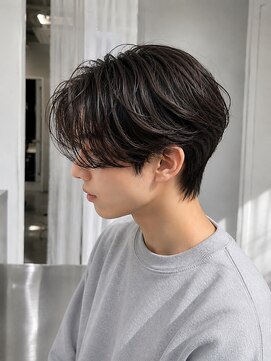 ネオリーブウリ 二子玉川店(Neolive uri) リバースセンターパートニュアンスパーマウルフダウンバング