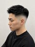 【メンズ】フェードカット、スキンフェード・写真モデル(代表施術)6000円