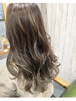 アースエレガンス 田町店(EARTH Elegance)&nbsp;フルハイライト×グレージュ