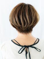 ドクターズ サロン ラブ(Dr's Salon LAB)&nbsp;髪質改善ベージュカラー耳掛けショートボブg古河20代30代40代