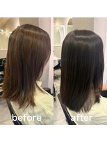 ジーアール(GR)&nbsp;ツヤ感たっぷり♪透明感カラーで印象チェンジ