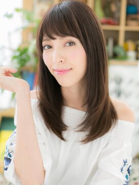 カバーヘア イヴ 戸頭店(COVER HAIR EVE) *EVE戸頭*しっとりまとまる♪小顔黒髪ストレートb