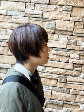 エノモト(ENOMOTO) 20代30代40代大人かわいいマッシュショートボブアースカラー