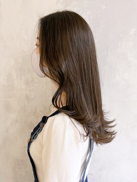 アイティーバイアルバム 藤沢店(IT by ALBUM) オリーブブラウン_くびれヘアアースカラー_ba370341