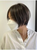 《After》仕上がりスタイル【白髪ぼかし脱白髪染めハイライト 】