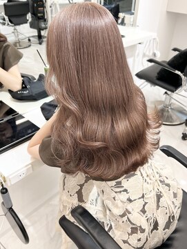 ランテルディ 渋谷(LANTERDIT) 【LANTERDIT】ミルクティーベージュ/ケアブリーチ/Risa