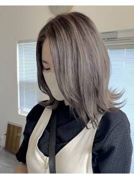 レポ(LEPO) ハイライトグラデーショングレージュカラー