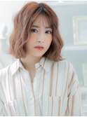 ■ベビーピンクプリカールくせ毛風ボブパーマ23★上尾20代30代