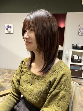 マヤ 和戸店(MYA) 髪質改善縮毛矯正&フェイスラインに急所のあるカット