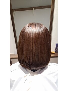 アニュー 蕨店(ANEW) ラベンダーベージュ×改善ストレート［蕨/川口/髪質改善］