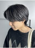 マッシュウルフ ウルフ アッシュブラック センターパート 新宿