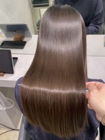 キュア 表参道(CURE)&nbsp;黒髪/グレージュカラー/ココアベージュ/ヘルシーロング/表参道