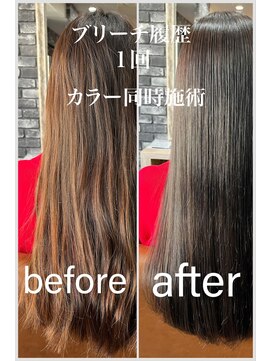 リリー シンジュク(Lilly) 【Lilly新宿】#酸性ストレート#カラー同時OK #ブリーチ履歴1回