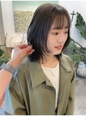 ロブヘア/オリーブカラー