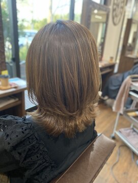 美容室 ルチア ハワイ(Luccica HAWAII) #ボブレイヤー　#くびれボブ　#ミディアムレイヤー