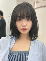 コア 表参道(COA)&nbsp;レイヤーカット/ウエットヘア/オリーブベージュ/表参道/表参道駅