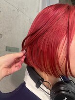 キャロルガーデンズ ボコカ 表参道(Carroll Gardens bococa)&nbsp;サーモンピンク、ピンク、オレンジ、ボブ