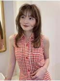 小顔効果◎柔らかレイヤーカット