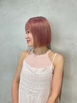 ニトバイアンキシム(nit by ahnkism)&nbsp;ボブミルクティーベージュブリーチダブルカラー堀江