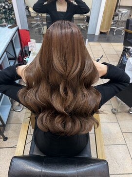 ジュイル ハラジュク(JEWIL HARAJUKU) マロンブラウンにロングヘア