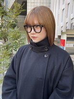 フリッカ(FLYCKA)&nbsp;ミルクティー×ボブカット