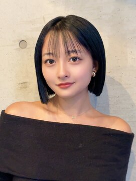 メゾンアクア 表参道(Maison ACQUA) 外ハネボブ/イメチェン/レイヤー/美髪/ワイドバング/似合わせ