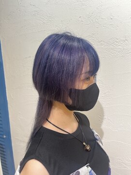 アジールヘア 池袋東口店(agir hair) ブリーチ/ダブルカラー/ハイライト/パープル/バイオレット/池袋