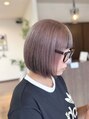 ワイボンドヘアー(Y bond hair)&nbsp;髪質改善カラー×王道ボブはお手入れ楽チンです◎ベストバランス
