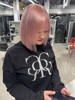 ペレ 梅田(PELE) イメチェン/ピンクベージュ/アンブレラカラー/前髪/梅田