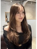 【中澤彩乃】レイヤーカット顔周り韓国風ヘアワンカール吉祥寺