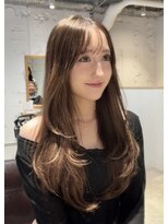 コフィー バイ メルト 吉祥寺(cofy by melt) 【中澤彩乃】レイヤーカット顔周り韓国風ヘアワンカール吉祥寺