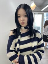 ヌーヴ(Nu:v) 顔まわりレイヤー/ブルーブラック