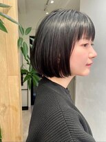ロマリア 青山 南青山(Lomalia)&nbsp;Lomalia青山 暗めカラーボブ白髪ぼかし