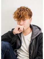 ブロートーキョーバーバーショップ 神田2nd(Bro Tokyo BARBERSHOP)&nbsp;ハイトーン波巻きマッシュ