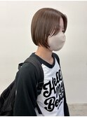 ダークパープル/ナチュラルショート/夏のヘアアレンジ/横浜